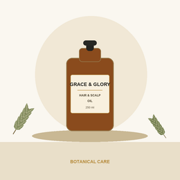 Grace & Glory Hair & Scalp Nourishing Oil, 250 ml