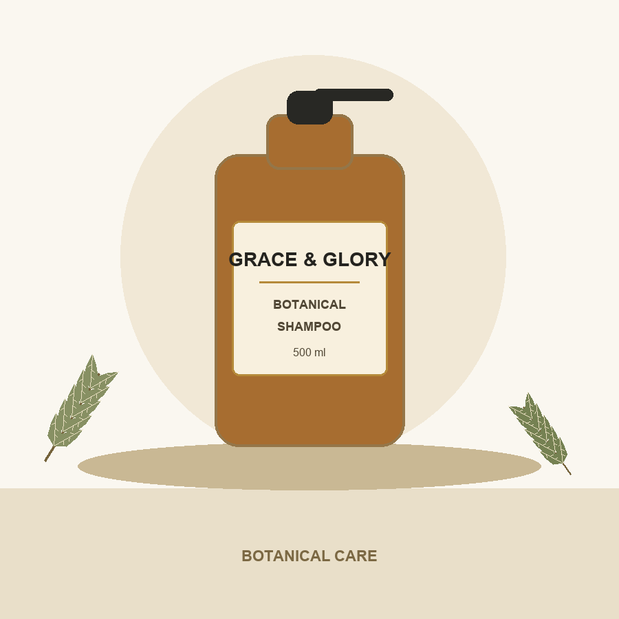 Grace & Glory Botanical Shampoo — 500 ml